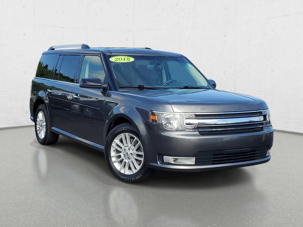Used 2018 Ford Flex SEL with VIN 2FMHK6C82JBA22692 for sale in Owosso, MI