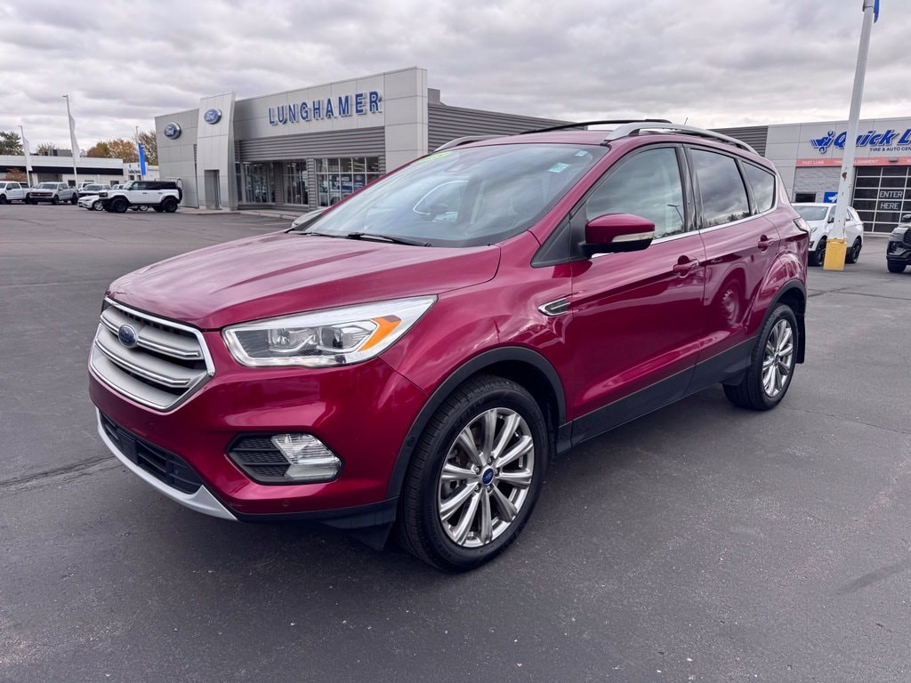 Used 2018 Ford Escape Titanium with VIN 1FMCU9J95JUC75498 for sale in Owosso, MI