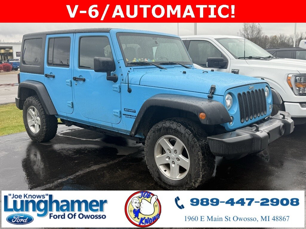 Used 2017 Jeep Wrangler Unlimited Sport SUV
