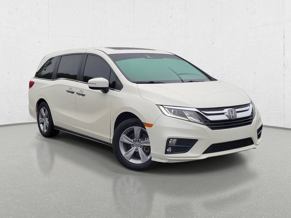 Used 2019 Honda Odyssey EX-L with VIN 5FNRL6H7XKB020926 for sale in Owosso, MI