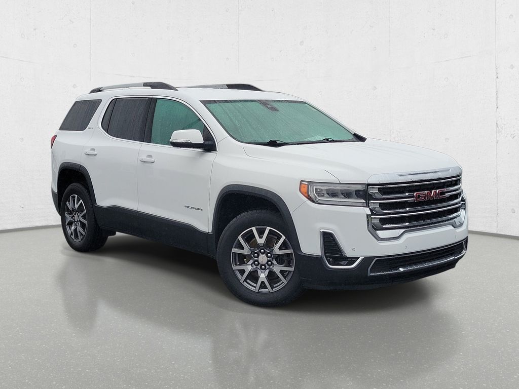 Used 2023 GMC Acadia SLT with VIN 1GKKNML49PZ125332 for sale in Owosso, MI