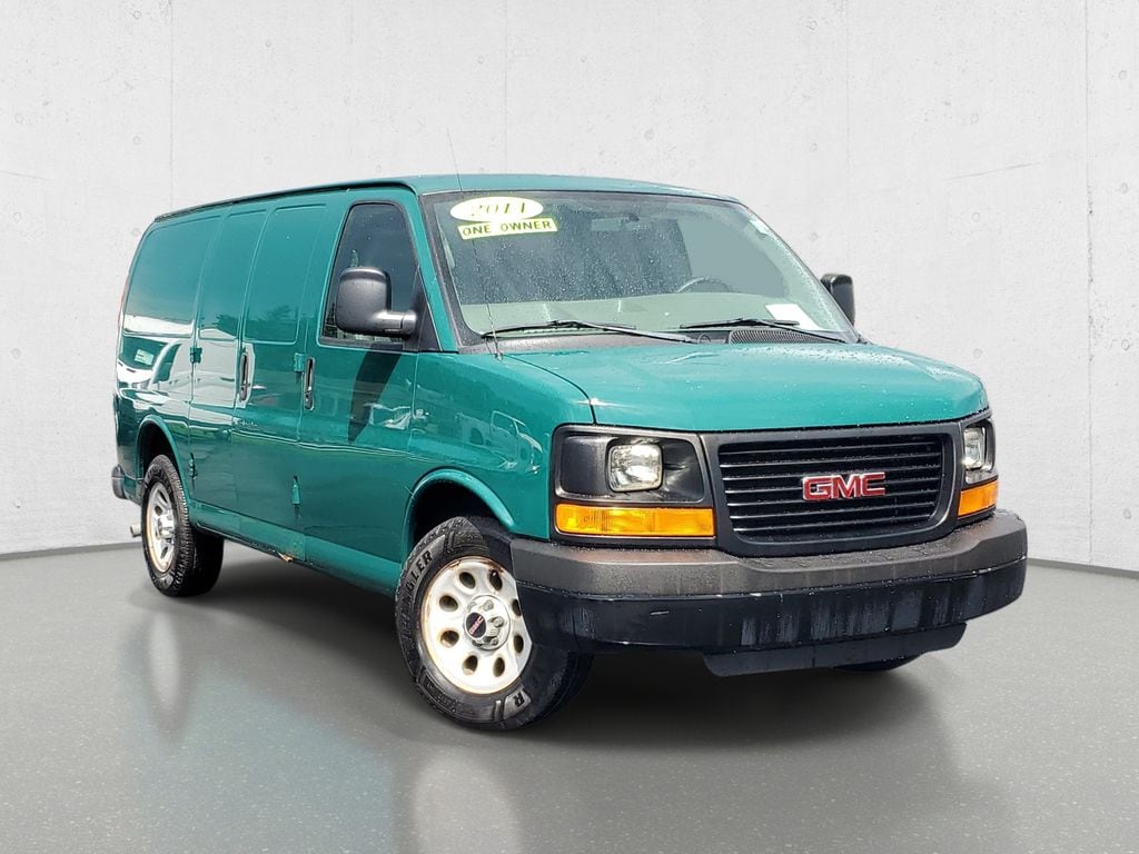 Used 2014 GMC Savana Cargo Work Van with VIN 1GTS7AFX5E1155353 for sale in Owosso, MI