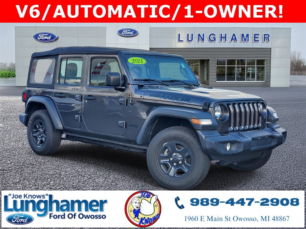 Used 2021 Jeep Wrangler Unlimited Sport SUV