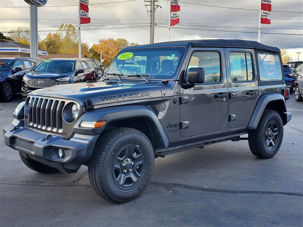 Used 2021 Jeep Wrangler Unlimited Sport SUV