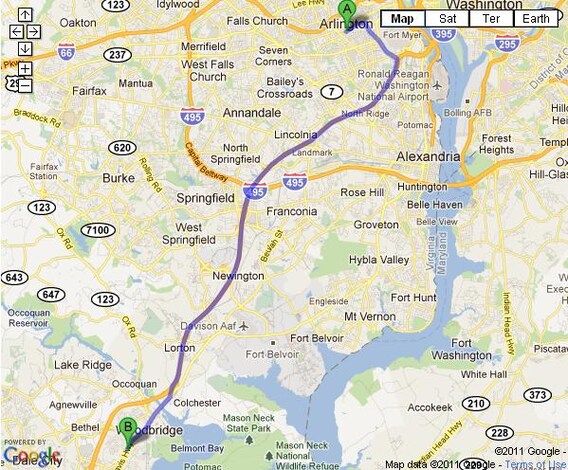 Arlington Va Zip Code Map