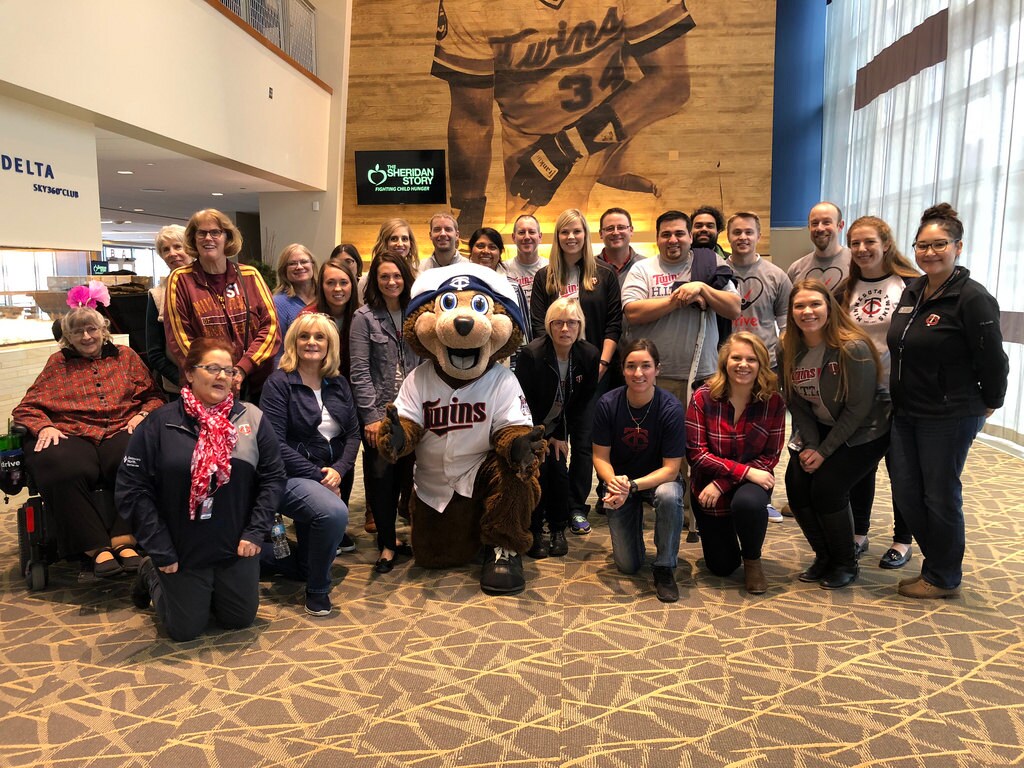 volunteering at Twins Stadium for Sheridan Story 2017.jpg