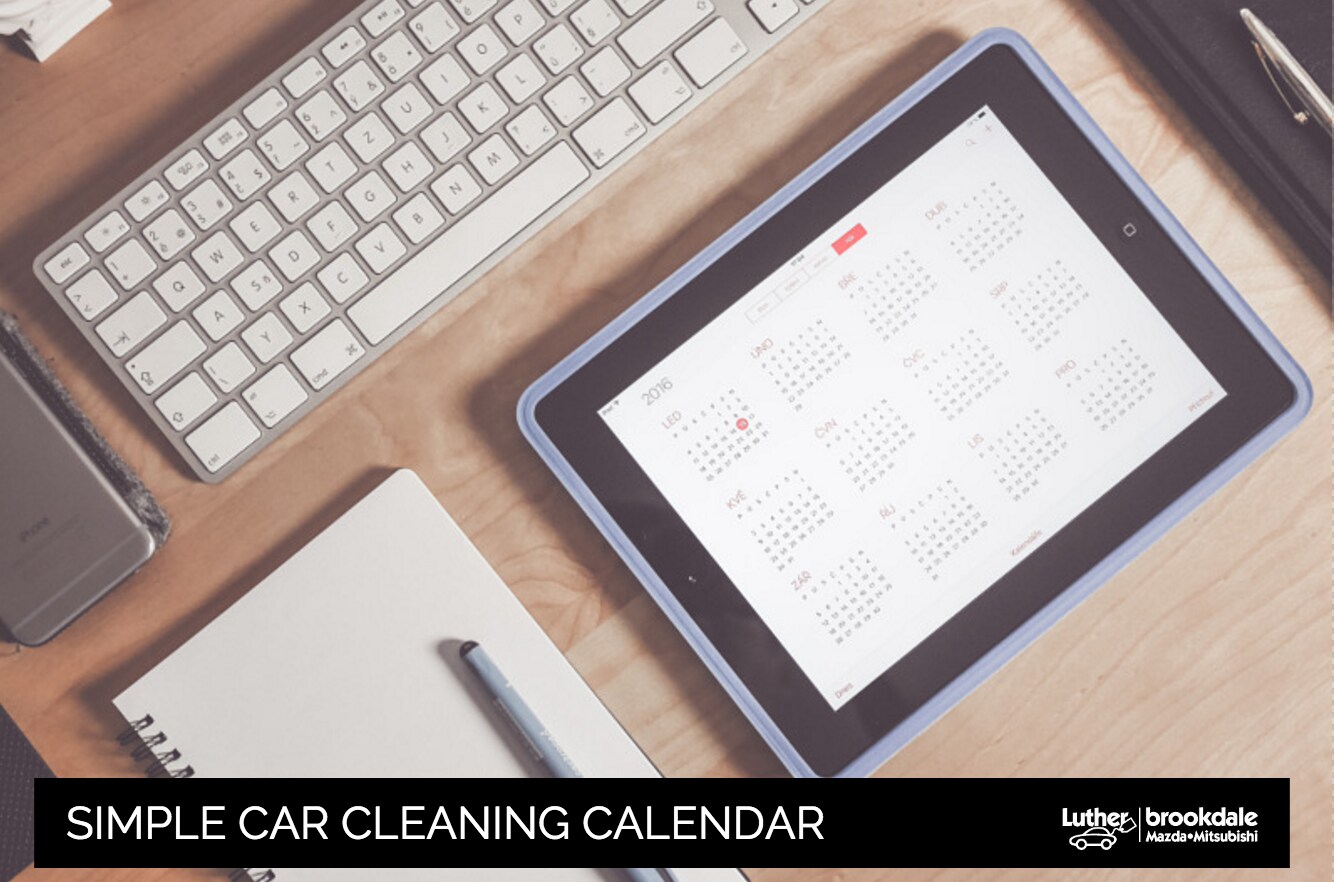 Simple Car Cleaning Calendar from the team at Luther Brookdale Mitsubishi dealer Brooklyn Park MN.png