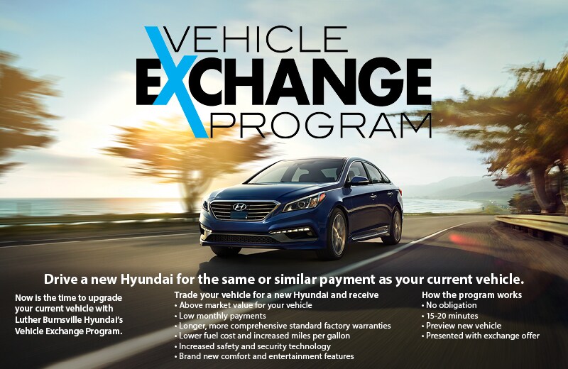 Vehicle Exchange Program Luther Burnsville Hyundai