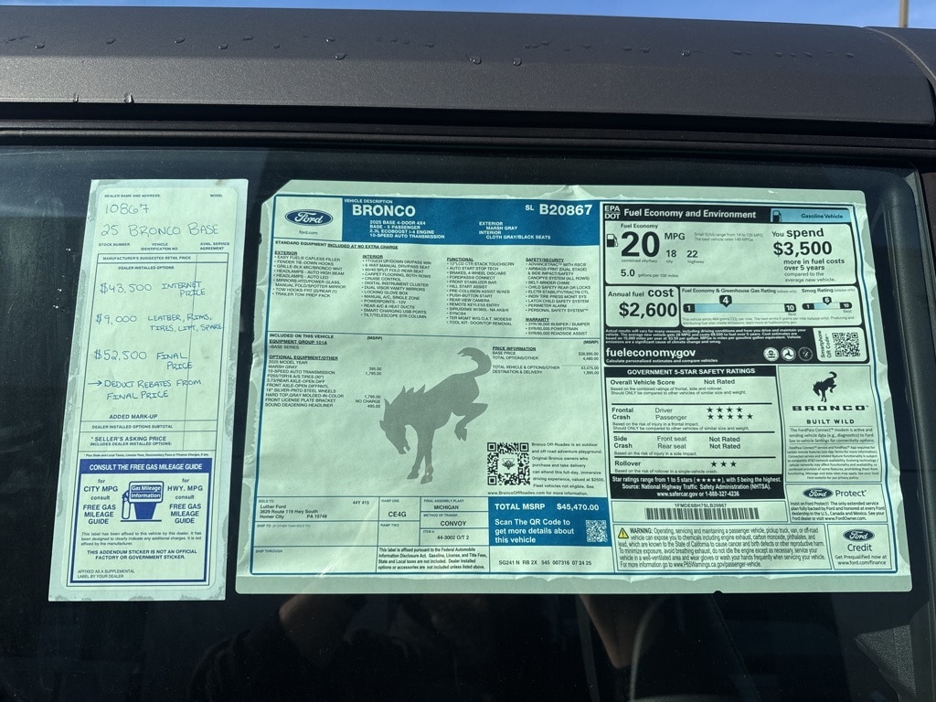 New 2025 Ford Bronco Base SUV