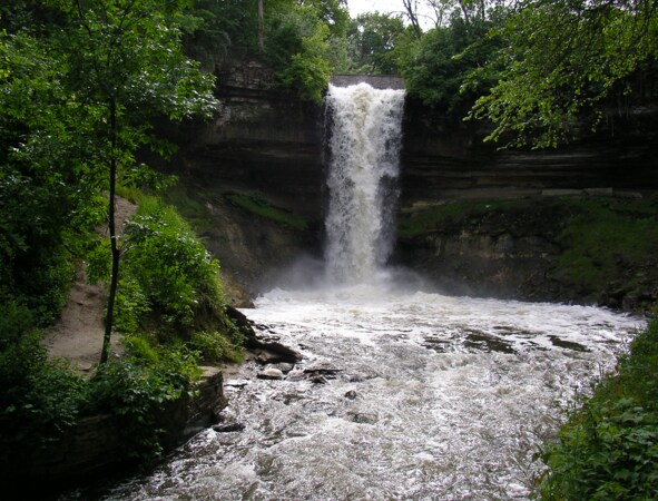 Minnehaha Falls in Minnesota