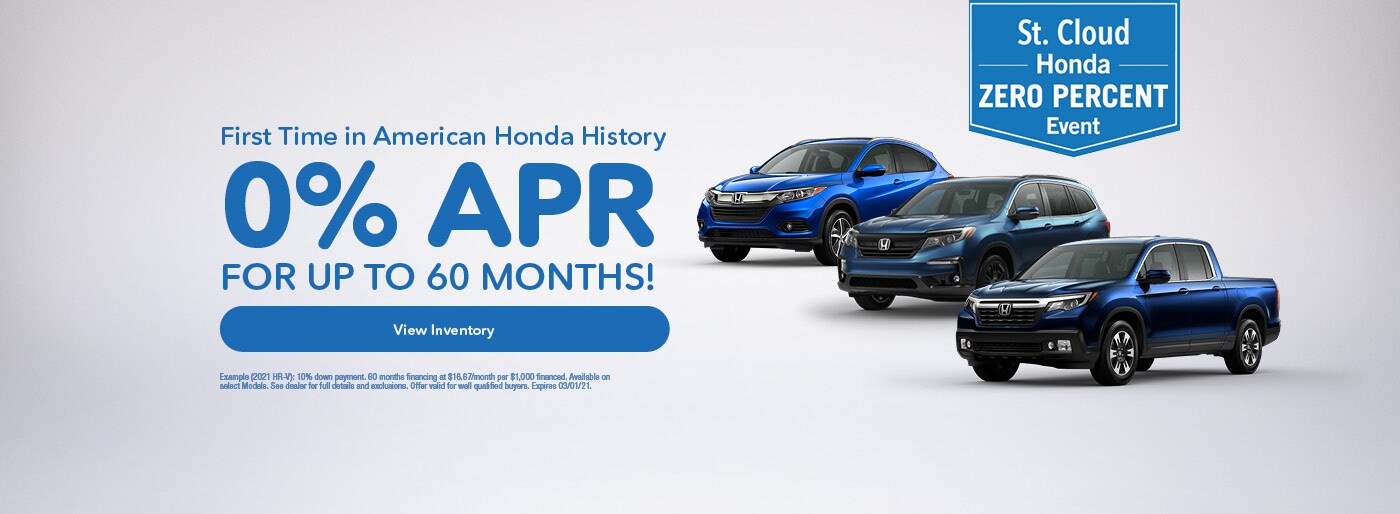 Luther St. Cloud Honda Honda Dealership in Waite Park, MN