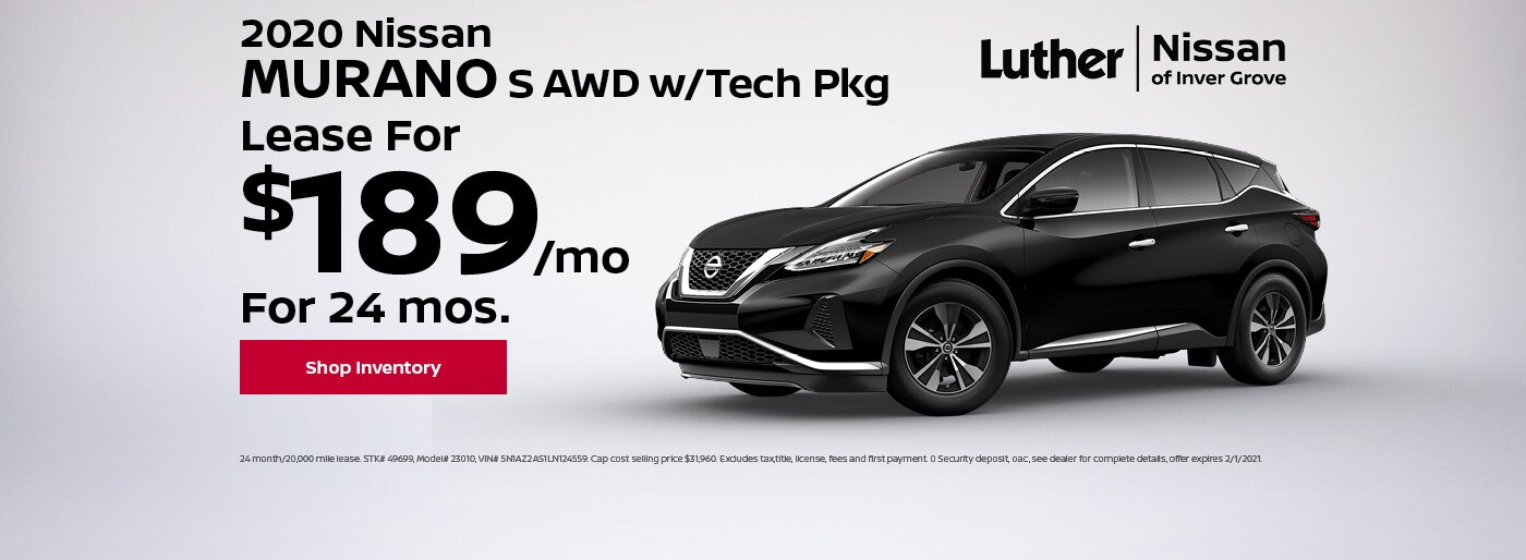 Luther Nissan Nissan Dealership in Inver Grove Heights, MN