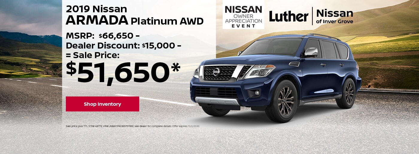 Luther Nissan Nissan Dealership in Inver Grove Heights, MN