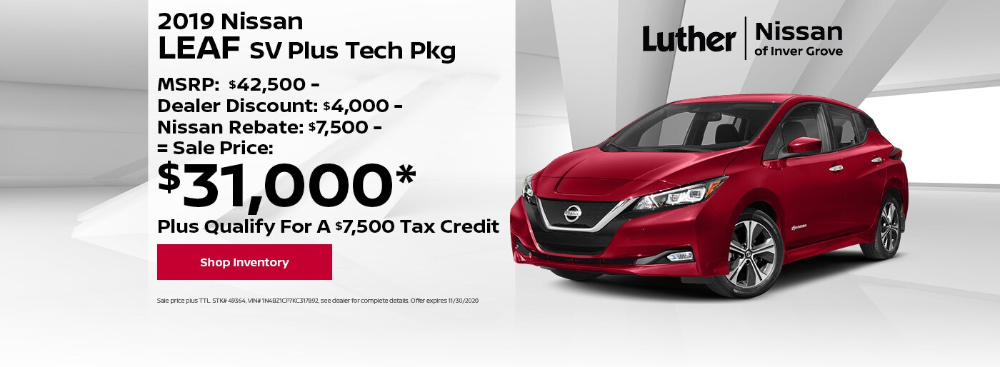 Luther Nissan Nissan Dealership in Inver Grove Heights, MN