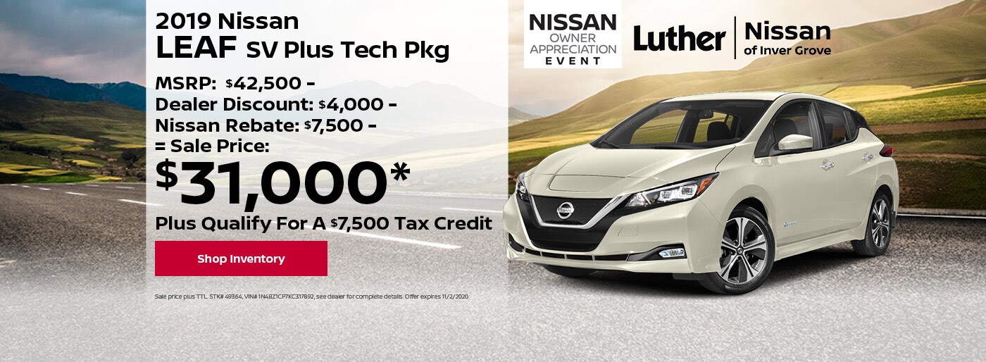 Luther Nissan Nissan Dealership in Inver Grove Heights, MN