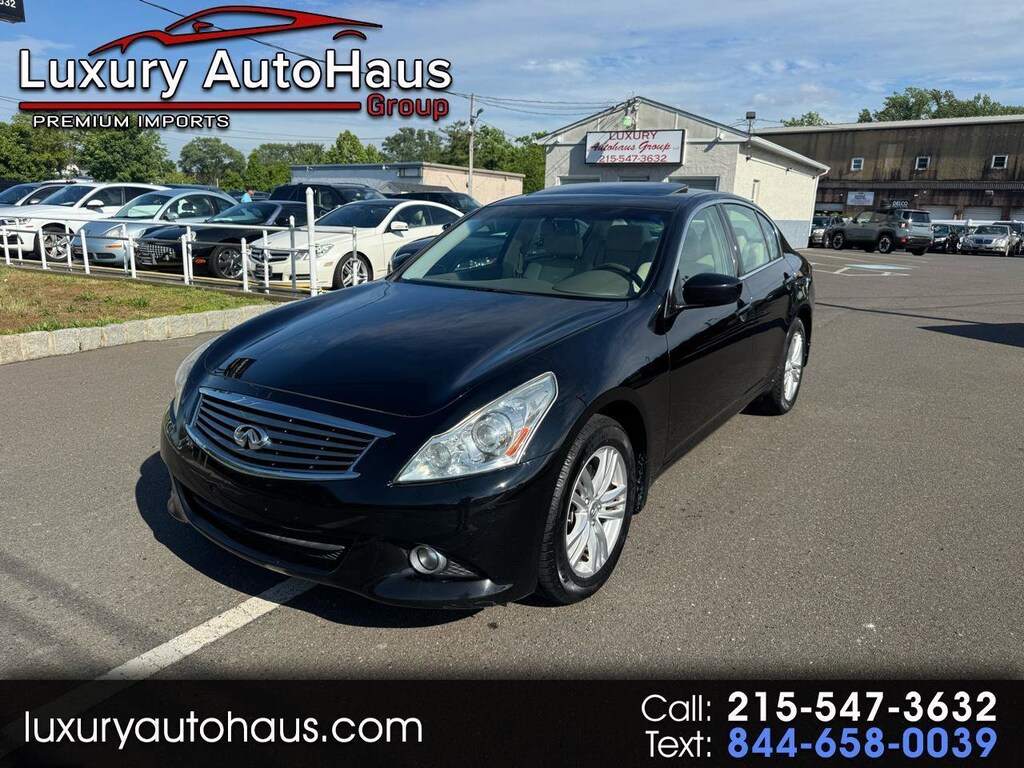 Used 2012 INFINITI G25x AWD Sedan