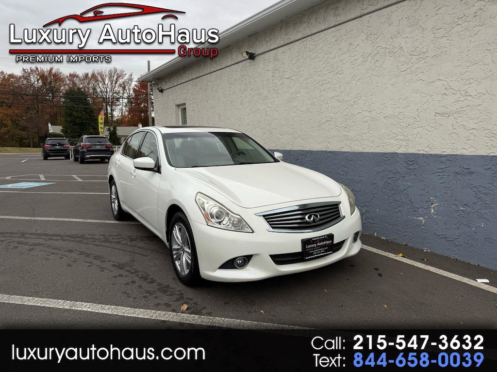 Used 2012 INFINITI G25x AWD Sedan