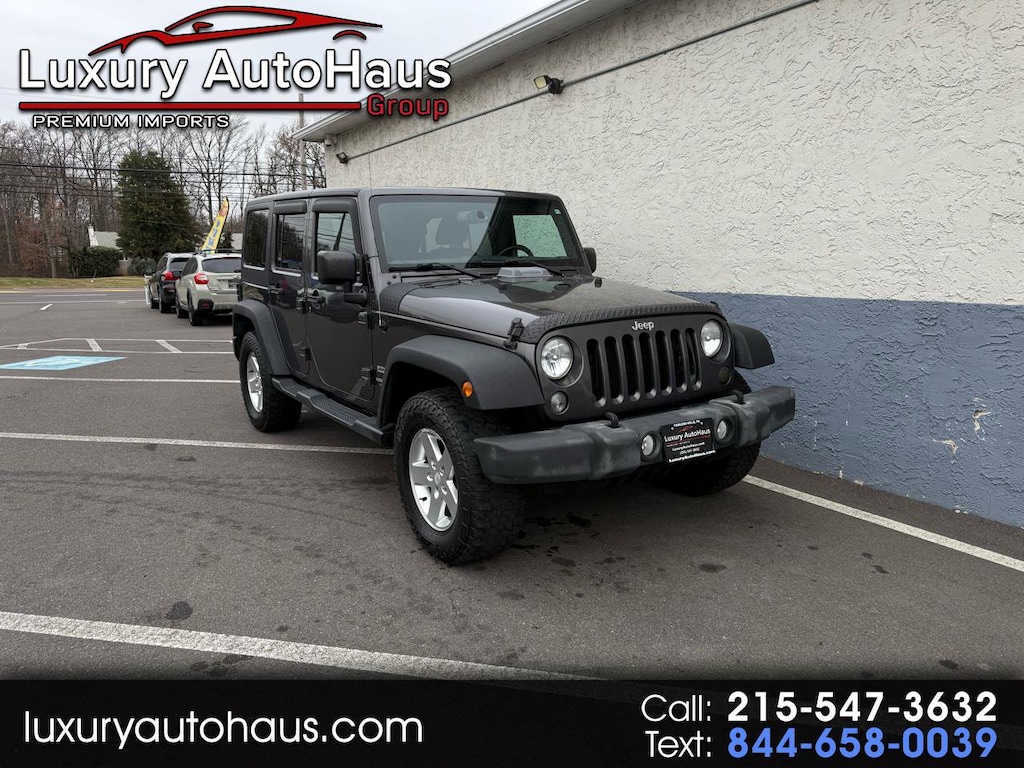 Used 2017 Jeep Wrangler JK Unlimited Sport 4x4 SUV
