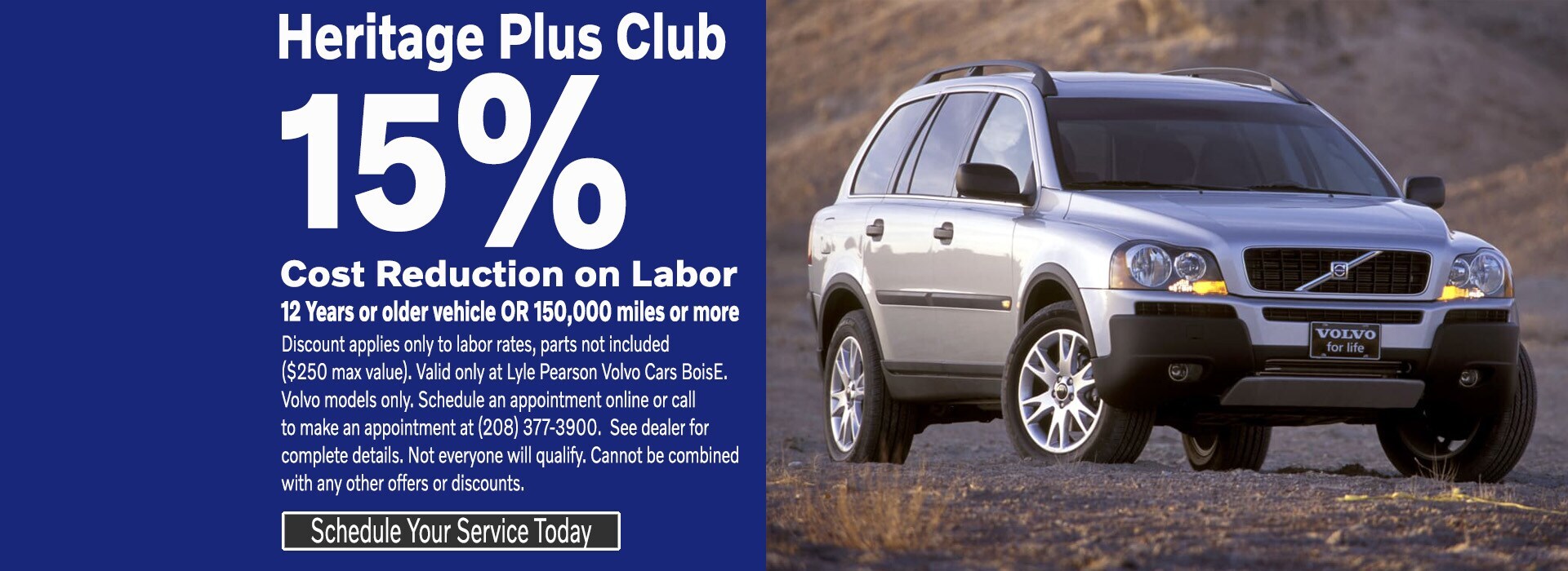 Heritage Club Program Lyle Pearson Volvo Cars Boise