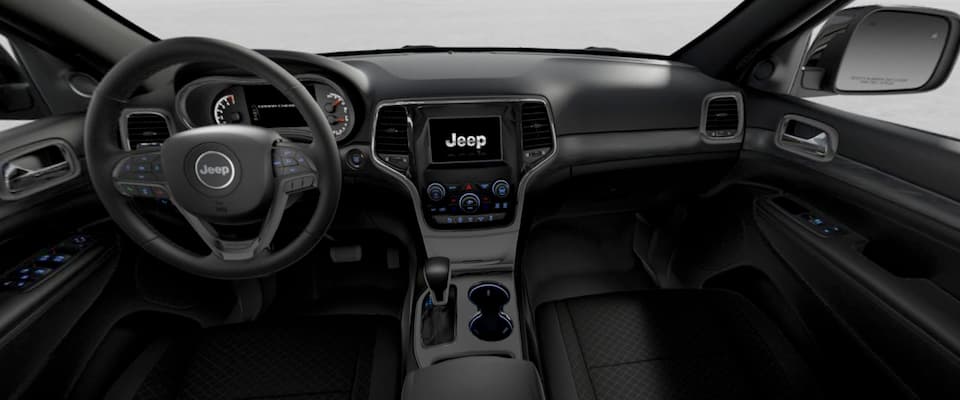 Jeep Grand Cherokee Interior The dashboard on the 2019 Jeep Grand Cherokee