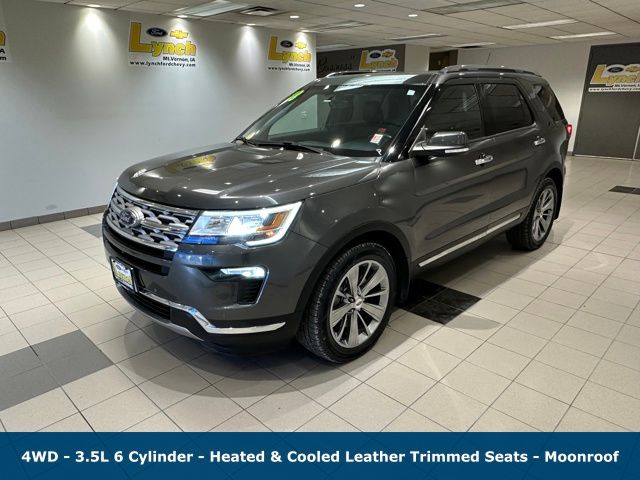 Used 2018 Ford Explorer Limited with VIN 1FM5K8F88JGB33718 for sale in Mount Vernon, IA
