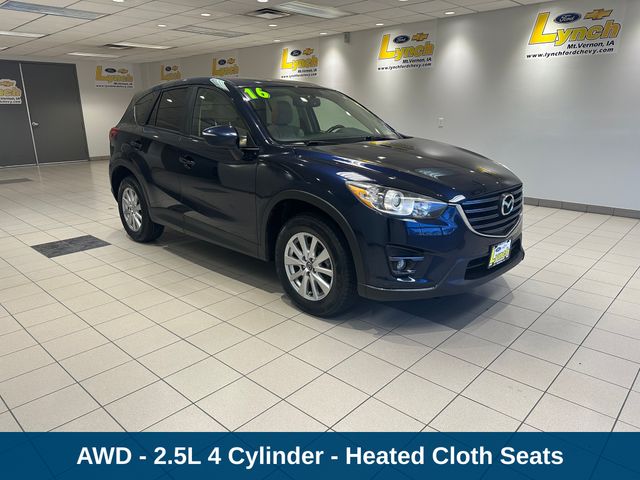 Used 2016 Mazda CX-5 Touring with VIN JM3KE4CYXG0827184 for sale in Mount Vernon, IA