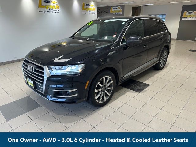 Used 2018 Audi Q7 Prestige with VIN WA1VAAF70JD024221 for sale in Mount Vernon, IA