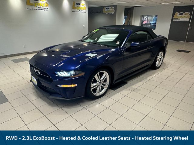 Used 2019 Ford Mustang EcoBoost Premium with VIN 1FATP8UHXK5122657 for sale in Mount Vernon, IA
