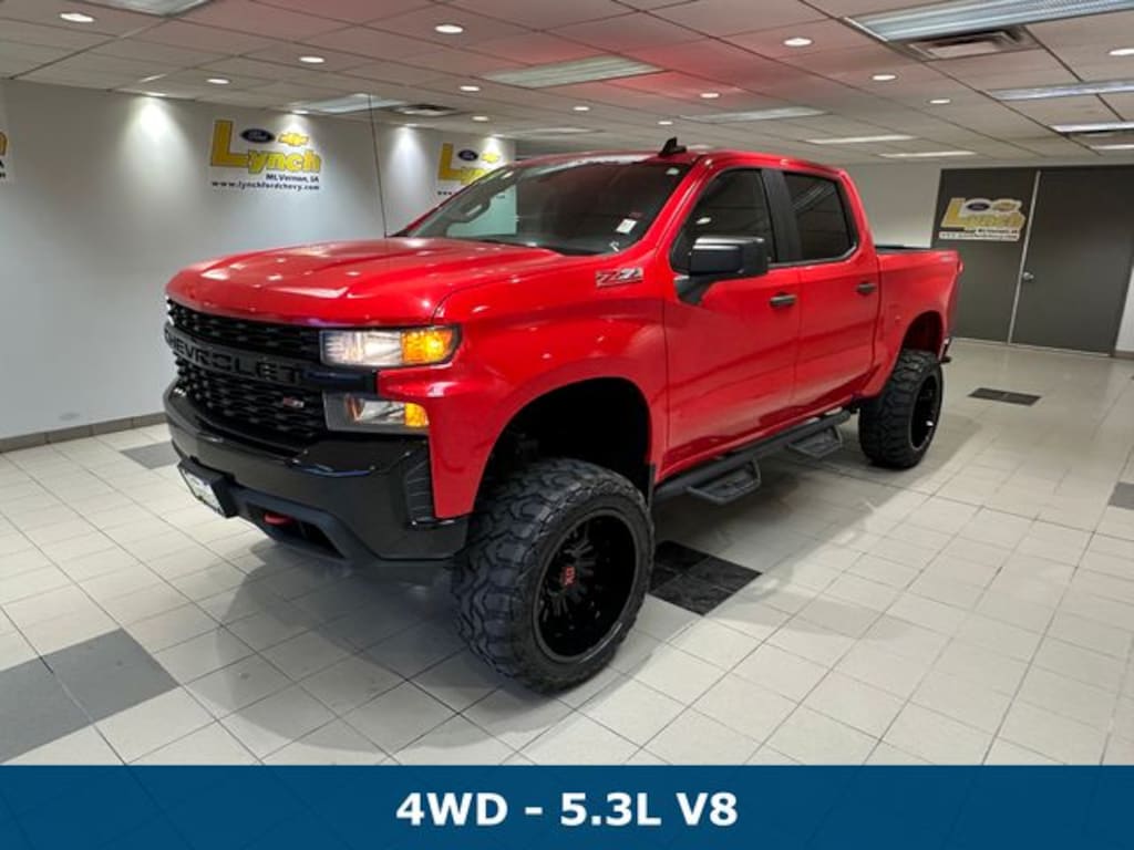 Used 2019 Chevrolet Silverado 1500 Custom Trail Boss Truck Crew Cab