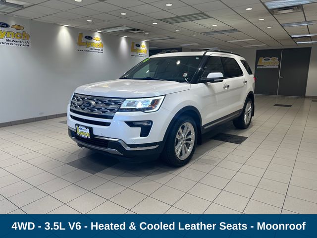 Used 2018 Ford Explorer Limited with VIN 1FM5K8F89JGC39806 for sale in Mount Vernon, IA