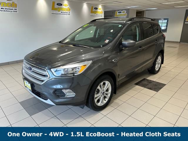 Used 2018 Ford Escape SE with VIN 1FMCU9GD7JUB69095 for sale in Mount Vernon, IA