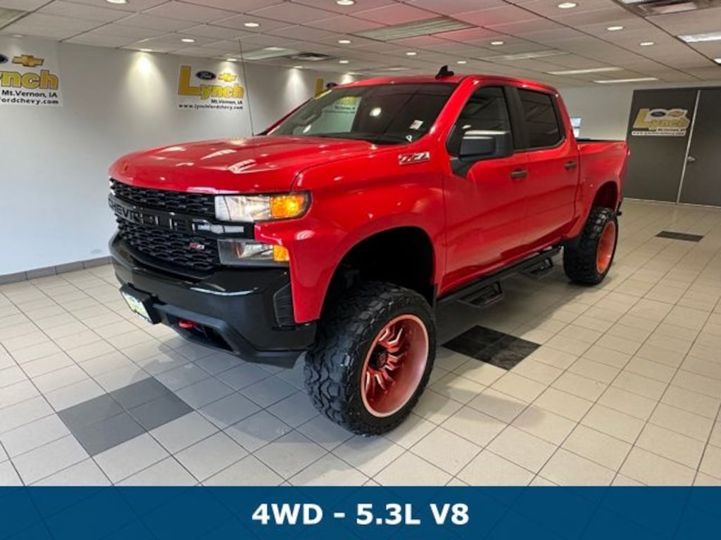 Used 2019 Chevrolet Silverado 1500 Custom Trail Boss Truck Crew Cab