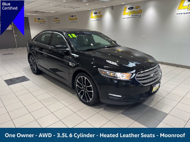 Certified 2018 Ford Taurus SEL with VIN 1FAHP2H80JG116933 for sale in Mount Vernon, IA