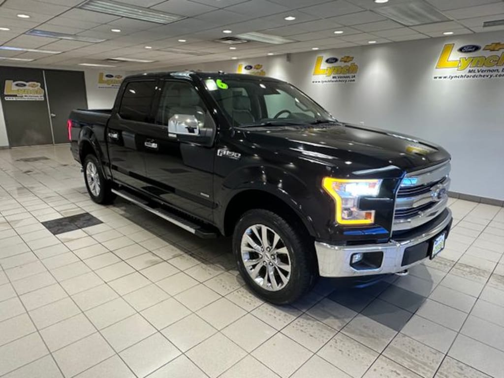 Used 2016 Ford F-150 Lariat Truck SuperCrew Cab