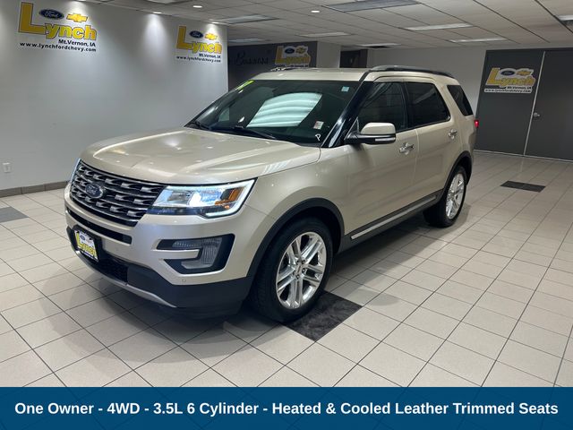 Used 2017 Ford Explorer Limited with VIN 1FM5K8F84HGD37510 for sale in Mount Vernon, IA
