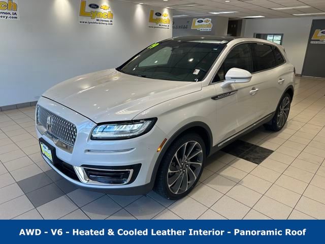 Used 2019 Lincoln Nautilus Reserve with VIN 2LMPJ8LP4KBL18336 for sale in Mount Vernon, IA