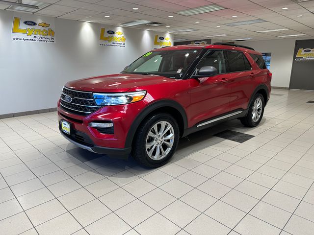 Used 2020 Ford Explorer XLT with VIN 1FMSK8DH2LGC87625 for sale in Mount Vernon, IA