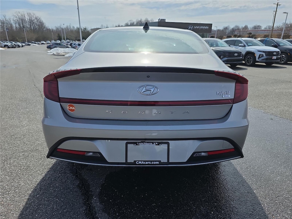 Used 2021 Hyundai Sonata Hybrid Blue Sedan