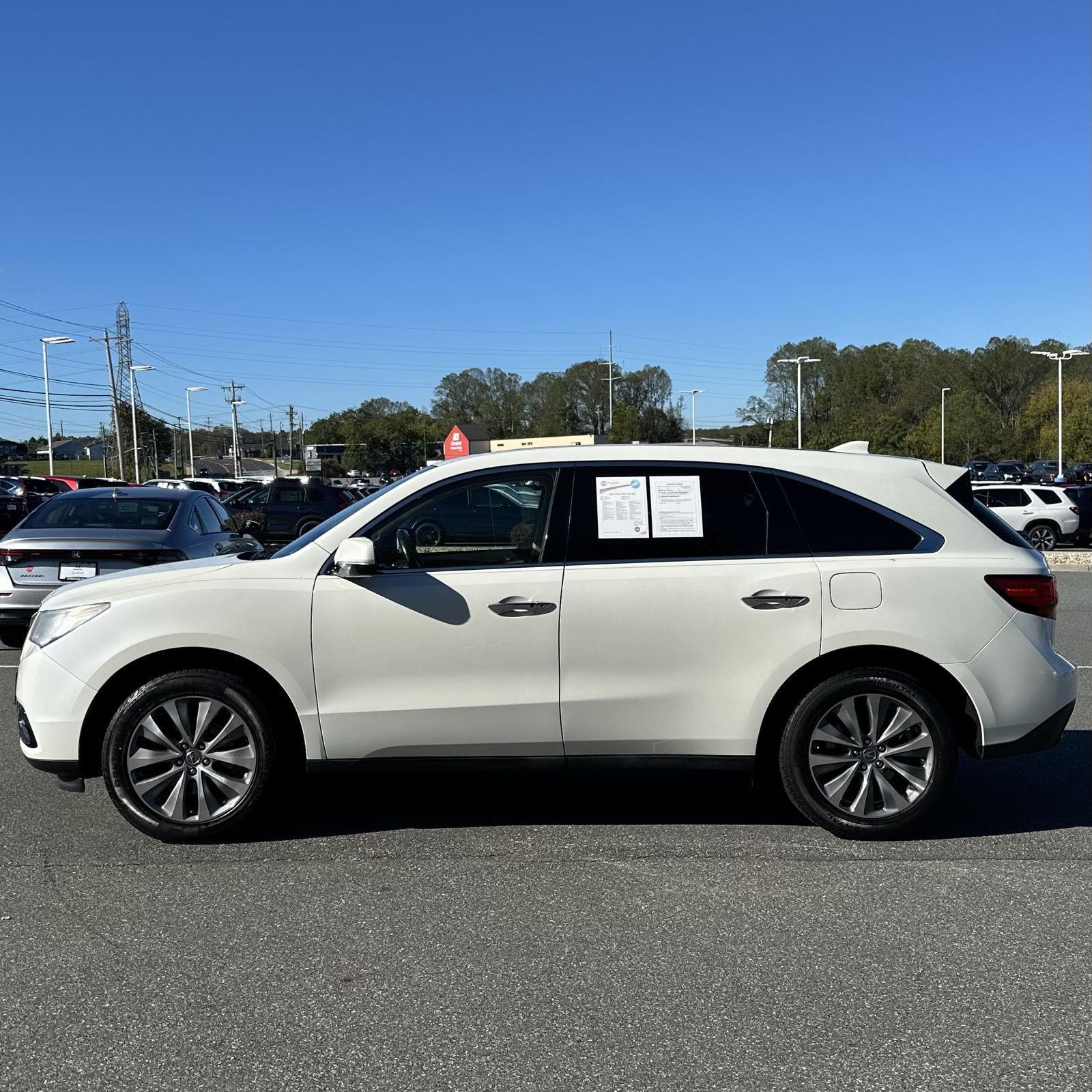 Used 2015 Acura MDX Technology Package with VIN 5FRYD4H47FB004948 for sale in Charlottesville, VA