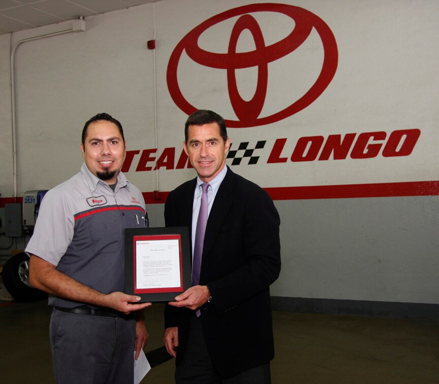 Longo Toyota Service >> Mariano Rubio- Winner of Toyota's Assembly of Champions Longo Toyota Service >> Mariano Rubio- Winner of Toyota's Assembly of Champions