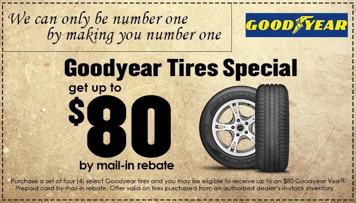 Goodyear Tire Offer
Goodyear Tire Offer