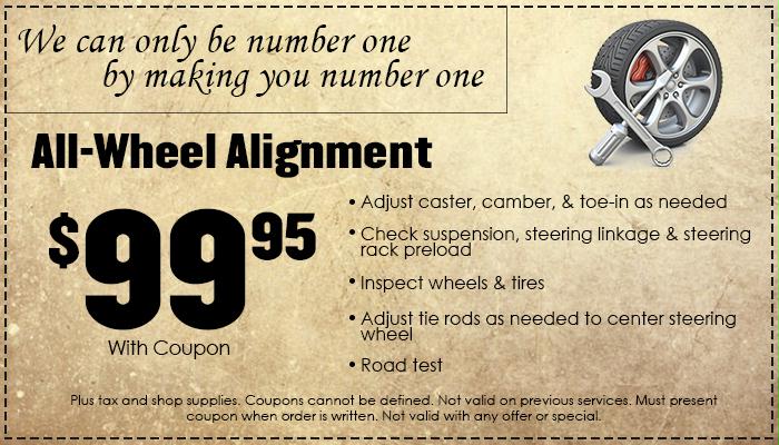 $$99.95 All Wheel Alignment $99.95 All Wheel Alignment