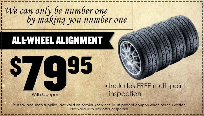 All-Wheel Alignment All-Wheel Alignment