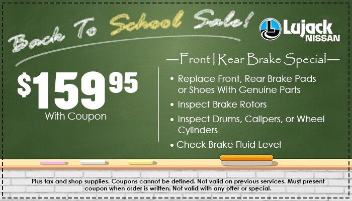 $159.95 Brake Special $159.95 Brake Special