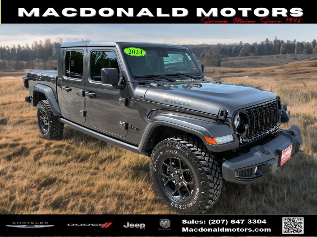 Used 2024 Jeep Gladiator Willys Willys 4x4