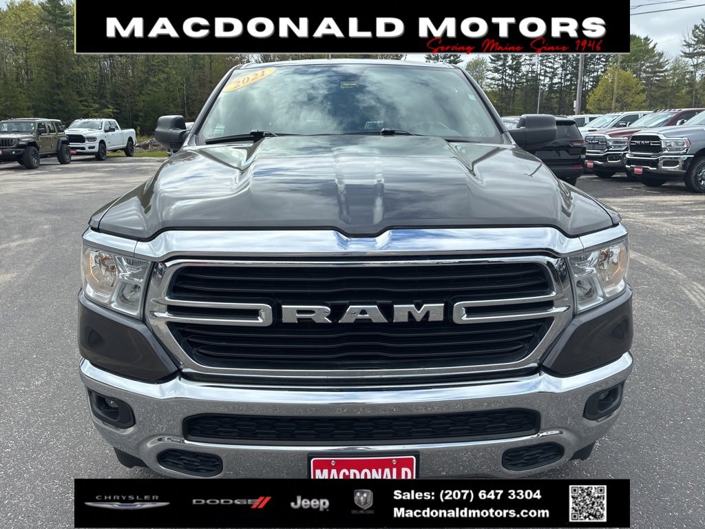 Used 2021 RAM Ram 1500 Pickup Big Horn/Lone Star with VIN 1C6RRFFG2MN643406 for sale in Bridgton, ME