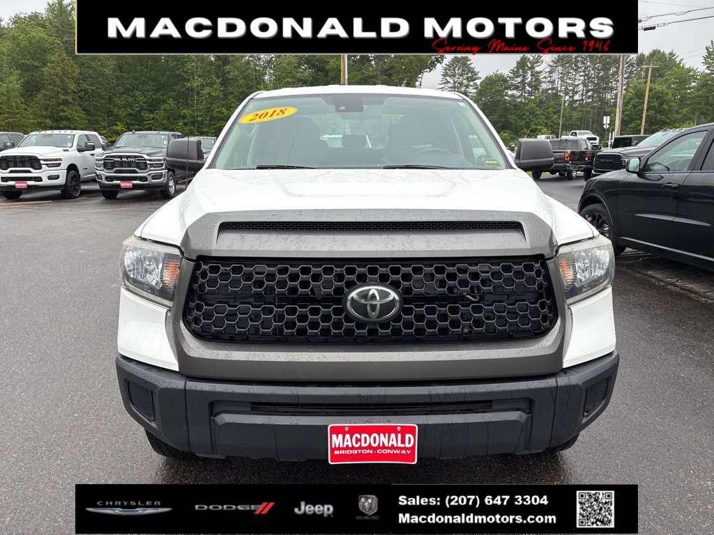 Used 2018 Toyota Tundra SR with VIN 5TFUM5F14JX074937 for sale in Bridgton, ME