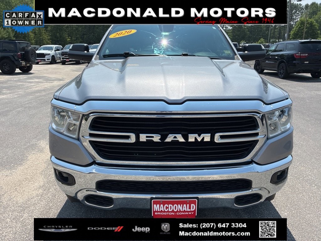 Used 2020 RAM Ram 1500 Pickup Big Horn/Lone Star with VIN 1C6SRFFT0LN404126 for sale in Bridgton, ME