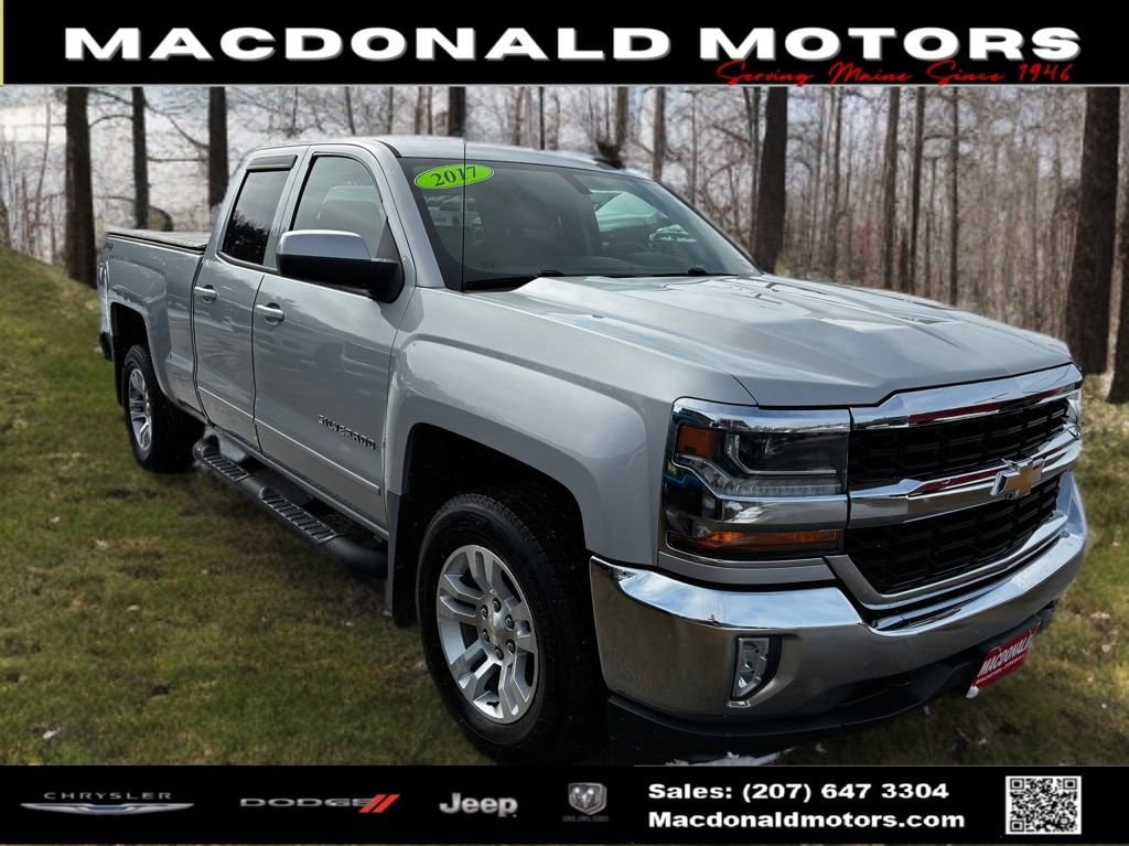 Used 2017 Chevrolet Silverado 1500 LT 4WD Double Cab 143.5 LT w/1LT