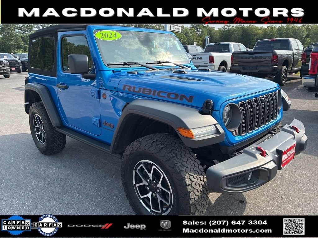 Used 2024 Jeep Wrangler Rubicon Rubicon 4x4